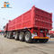 3 Axles Rear Tipper Semi Trailer transport coal, ore, construction materials and other bulk goods